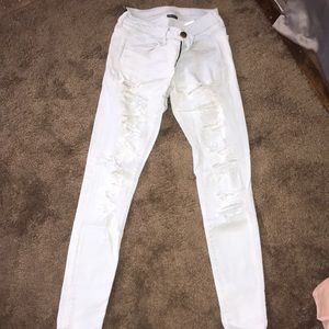 American eagle jeans light blue denim